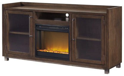 Mueble para TV Starmore de 70" con chimenea eléctrica