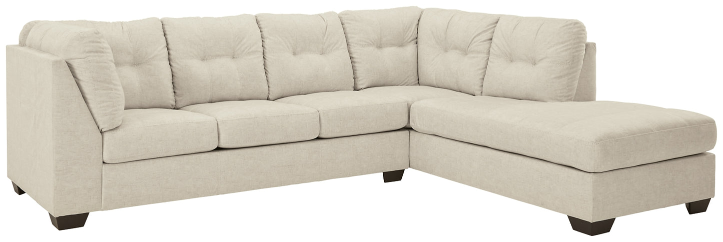 Seccional de dos piezas con chaise longue Falkirk