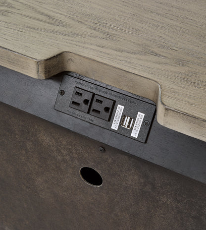 Mesita de noche de dos cajones Foyland