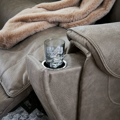 Loveseat seccional reclinable eléctrico de 2 piezas Starbot