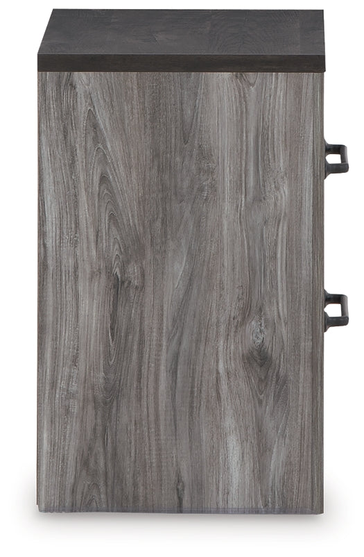 Mesita de noche de dos cajones Bronyan