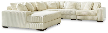 Seccional Lindyn de 5 piezas con chaise longue