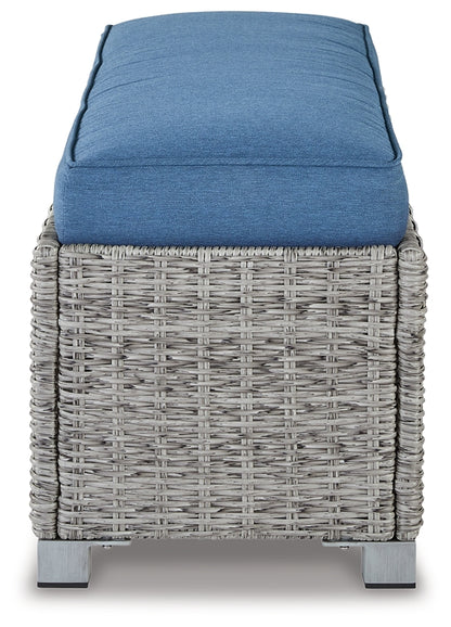 Banco de playa de Nápoles con cojín