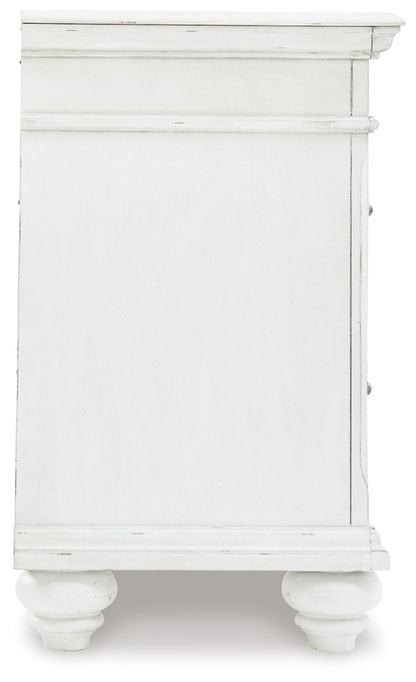 Mesita de noche de tres cajones Kanwyn