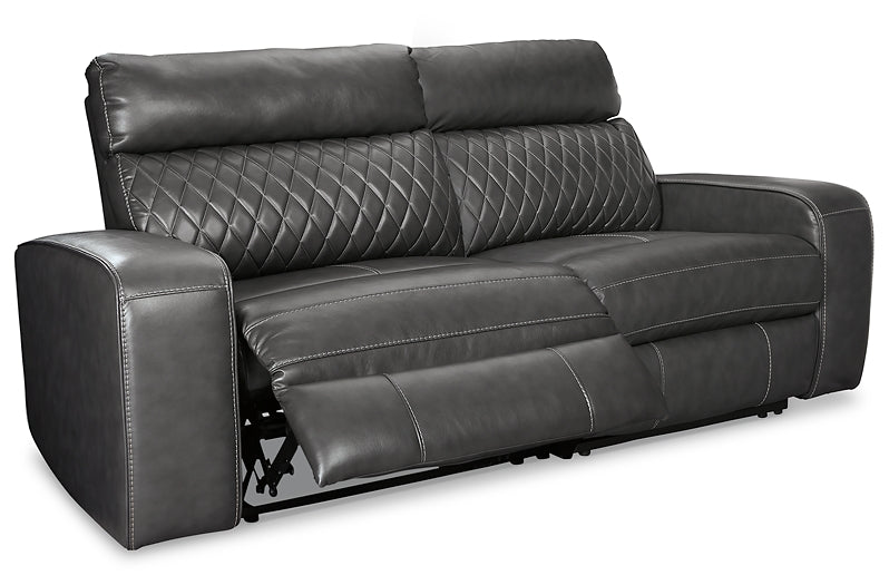 Loveseat seccional reclinable eléctrico de dos piezas Samperstone