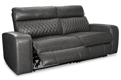 Loveseat seccional reclinable eléctrico de dos piezas Samperstone