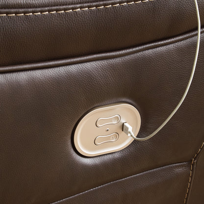 Seccional reclinable eléctrico Dunleith de 7 piezas