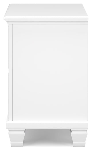 Mesita de noche de dos cajones Fortman