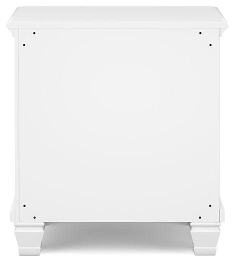 Mesita de noche de dos cajones Fortman