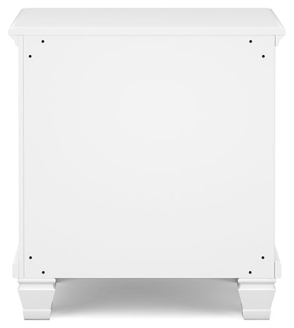 Mesita de noche de dos cajones Fortman