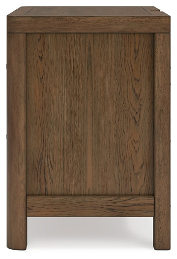Mesita de noche de dos cajones Cabalynn