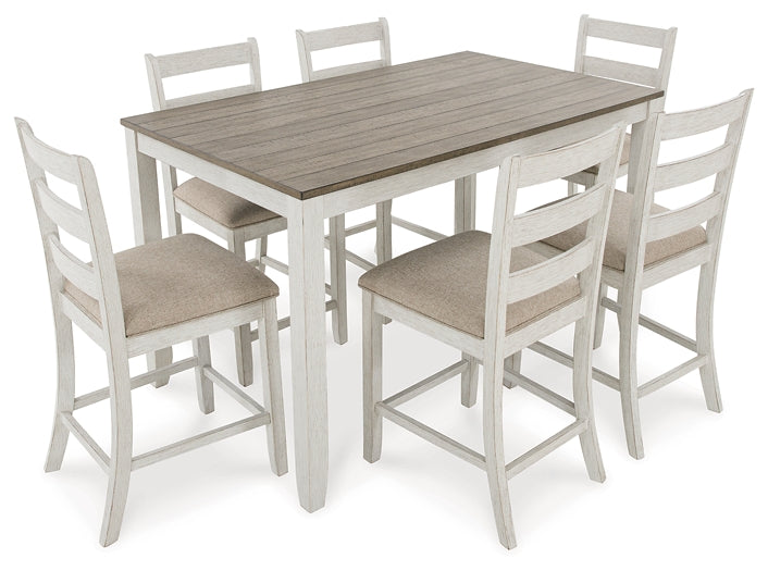Conjunto de mesa de mostrador Skempton RECT DRM (7 unidades)