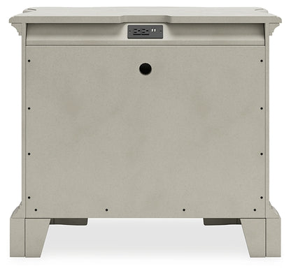 Mesita de noche de tres cajones Arlendyne