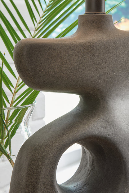 Lámpara de mesa de papel Danacy (1 unidad)