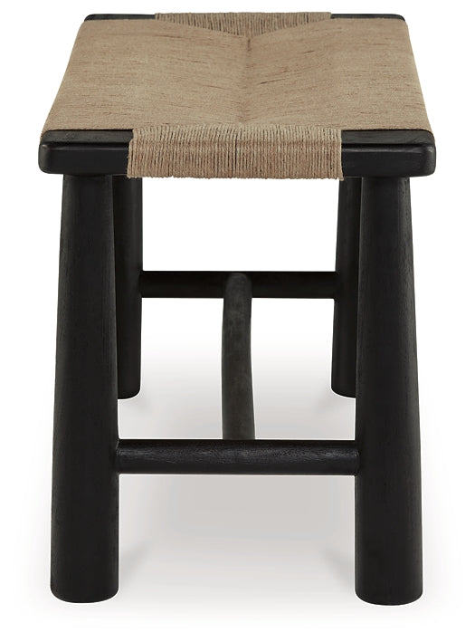 Banco con acento Acerman