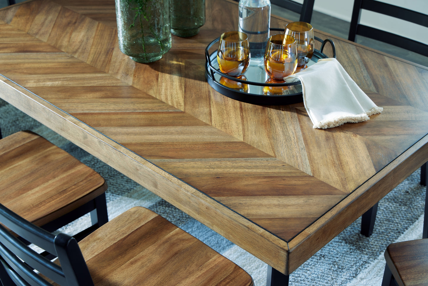 Juego de mesa Blondon RECT DRM (7 piezas)