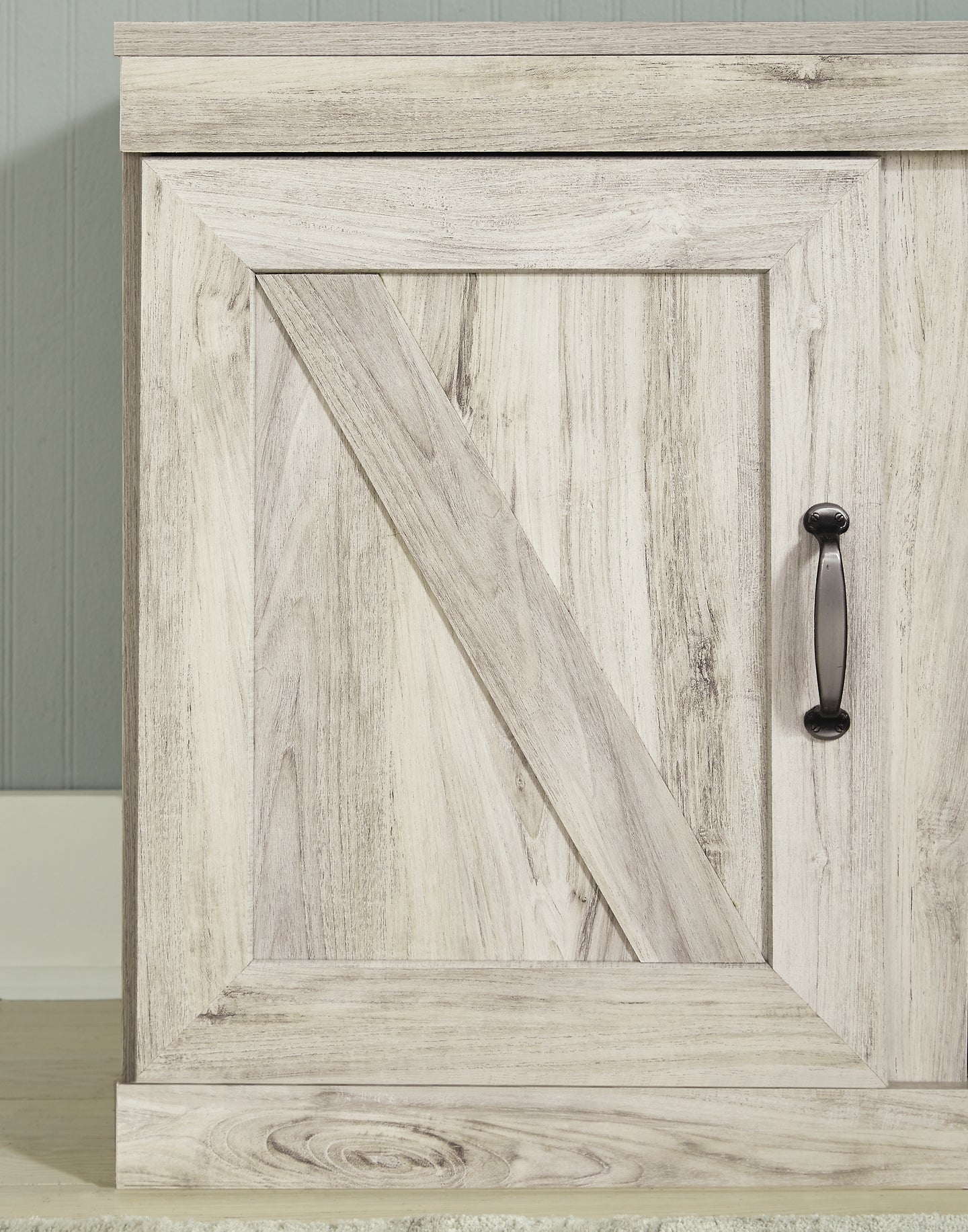 Centro de entretenimiento Bellaby de 4 piezas con chimenea eléctrica