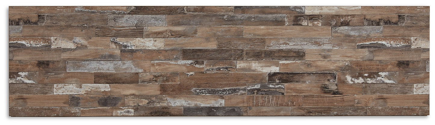 Centro de entretenimiento Willowton de 4 piezas con chimenea eléctrica