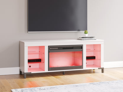 Mueble de TV con chimenea Brollevi