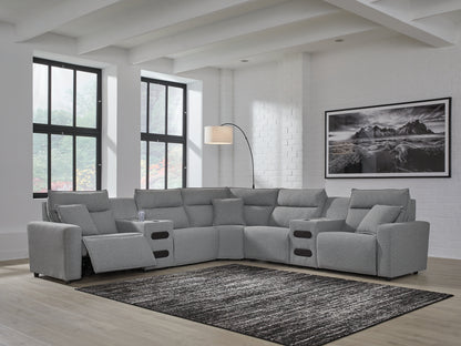 Modmax II 7-Piece Power Reclining Sectional with Audio Consoles