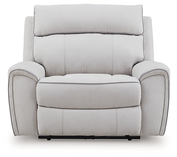 Sillón reclinable eléctrico Social Pointe con reposacabezas ajustable