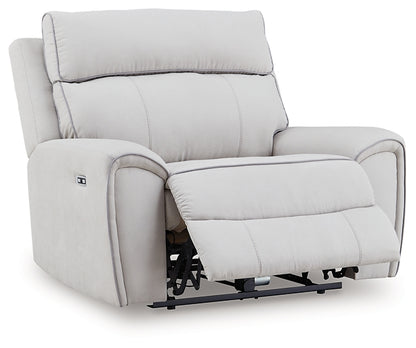 Sillón reclinable eléctrico Social Pointe con reposacabezas ajustable