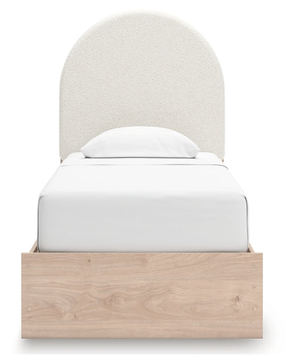 Arloster Twin Upholstered Panel Bed