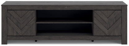 Cayboni LG TV Stand w/Fireplace Option