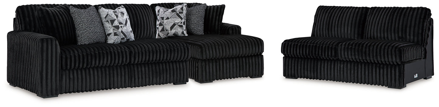 Seccional de 3 piezas con chaise longue Midnight-Madness