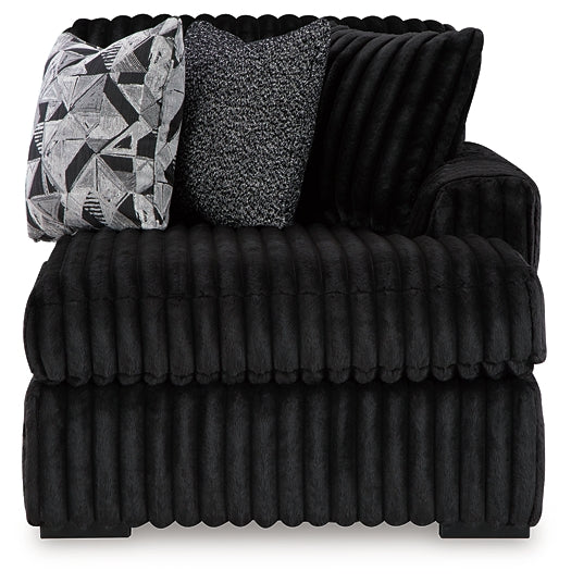 Seccional de 3 piezas con chaise longue Midnight-Madness