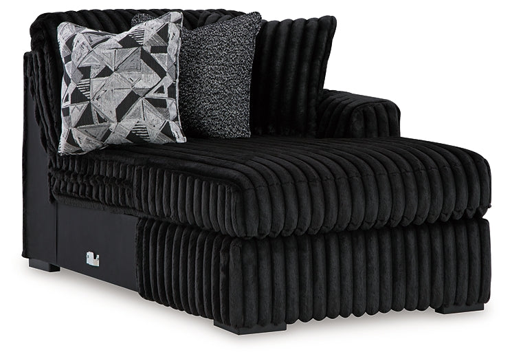Seccional de 3 piezas con chaise longue Midnight-Madness