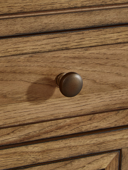 Mesita de noche de tres cajones Sharlance