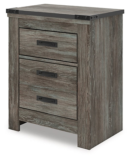 Frandern Two Drawer Night Stand