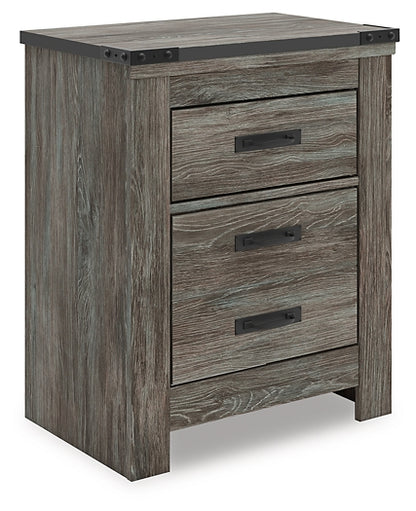 Frandern Two Drawer Night Stand