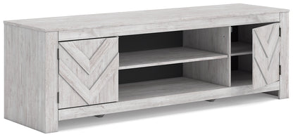Cayboni LG TV Stand w/Fireplace Option