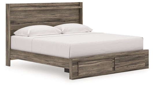 Cama King Elbrim con almacenamiento y paneles