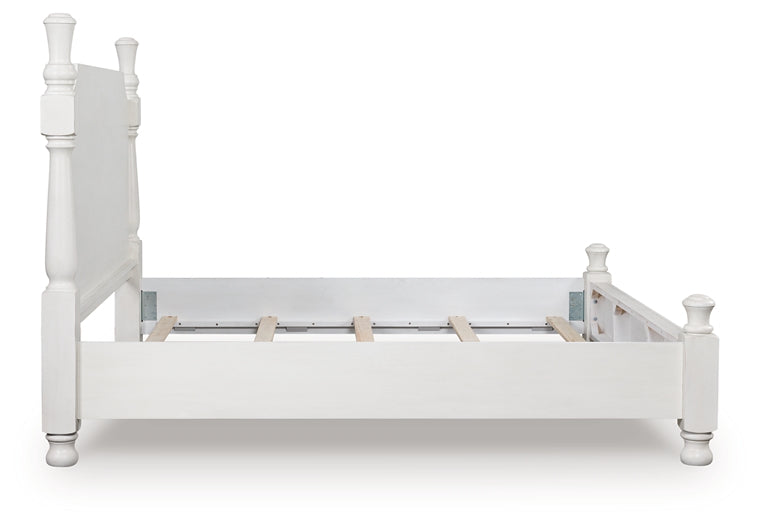 Cama con dosel tamaño queen de Rowlenstown