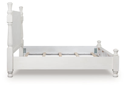 Cama con dosel tamaño queen de Rowlenstown