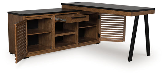 Credenza Kallari con retorno de escritorio