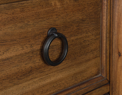 Mesita de noche de tres cajones Rowlenstown