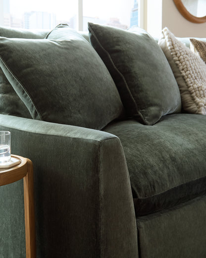 Seccional de 3 piezas con vista de carruaje