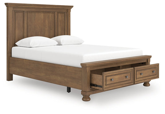 Cama Feddinger Queen con almacenamiento y paneles