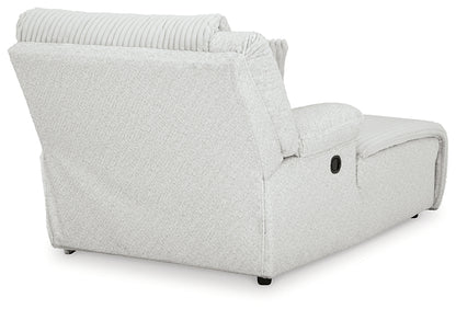 Seccional reclinable de 4 piezas de primer nivel con chaise longue