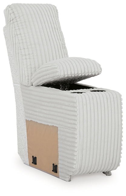 Seccional reclinable de 4 piezas de primer nivel con chaise longue