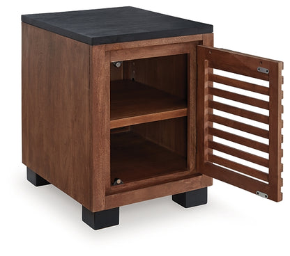 Mesa auxiliar con silla Kallari