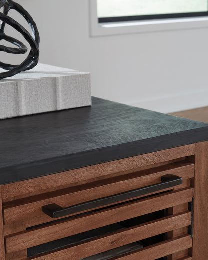 Mesa auxiliar con silla Kallari