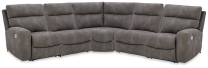 Next-Gen DuraPella 5-Piece Power Reclining Sectional