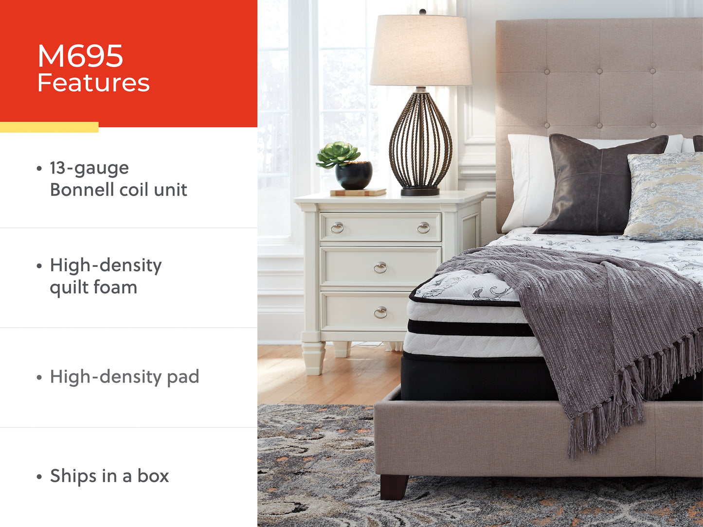 Colchón de resortes internos Chime de 8 pulgadas