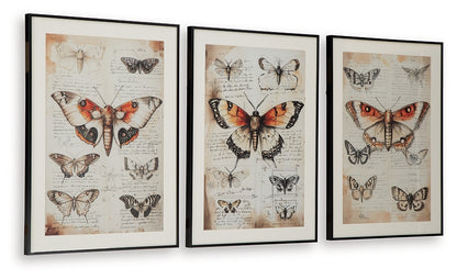 Juego de arte de pared Jossletts (3/CN)