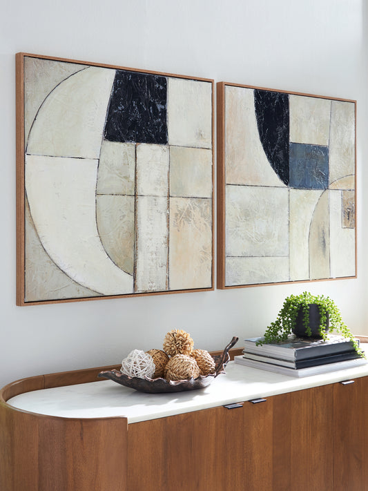 Juego de arte de pared Bexlen (2/CN)